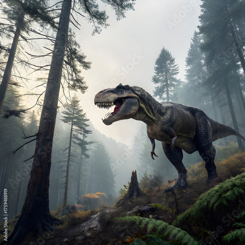 tyrannosaurus rex in the wild