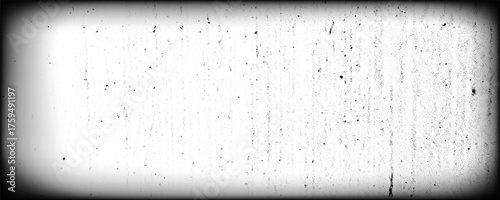 Black round vignette gradient background with old film texture. Realistic transparent overlay with scratches and noise. Grainy texture. Vector distressed retro movie or photo negative effect
