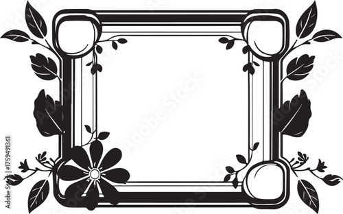 Elegant intricate floral lasercut frame set featuring detailed decorative borders and ornamental flower patterns.