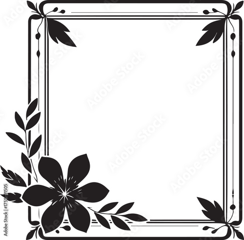 Elegant intricate floral lasercut frame set featuring detailed decorative borders and ornamental flower patterns.