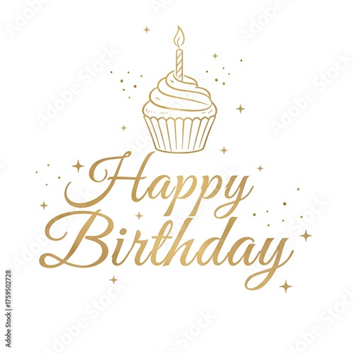 Happy Birthday Celebration Design Illustration