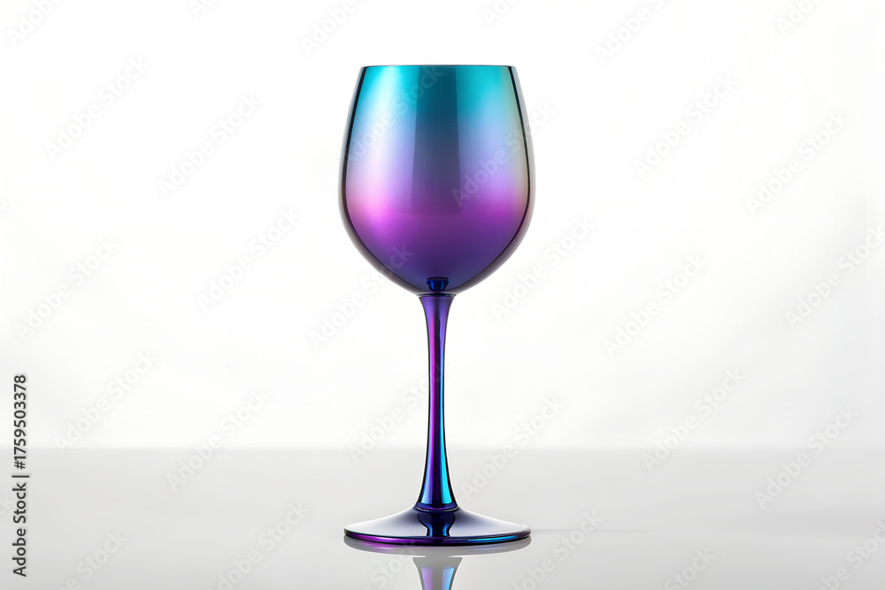 Obraz premium Iridescent Wine Glass