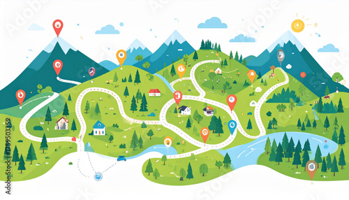 Customer Journey Map Scene