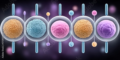 a minimalist vector showing antibody structure and interaction with cells