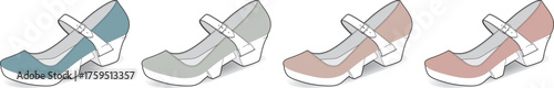 Stylish Heels Collection A Variety of Elegant Footwear in Various Colors for Fashion and Style