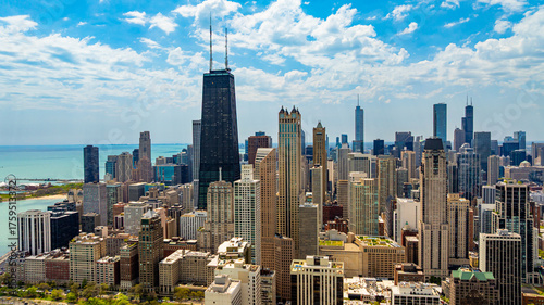 Foto Chicago skyline and John Hancock Center