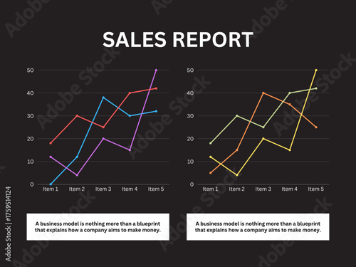 Abstract vector background for business card with charts and growth conceptAbstract vector background for business card with charts and growth concept