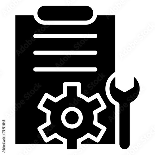Service List Glyph Icon
