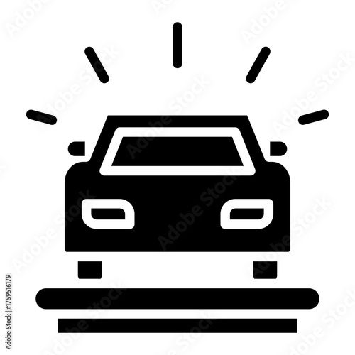 Showroom Glyph Icon