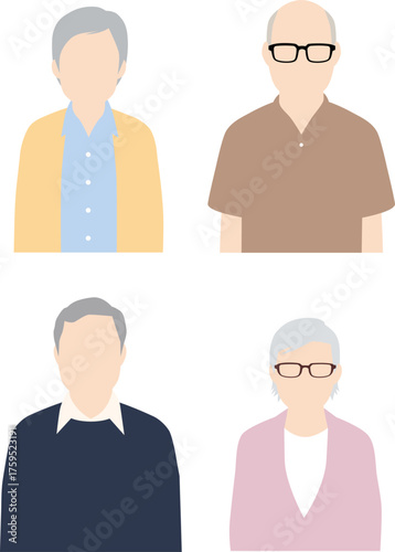 人物シルエット㉖