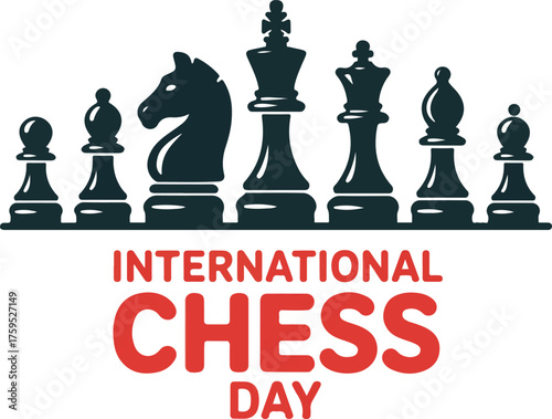 "International Chess Day Logo"