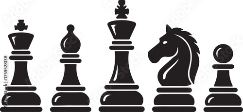 "Chess Pieces Illustration"