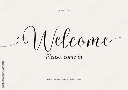 Business illustration vector logo with text and symbol concept