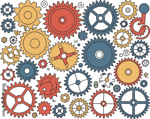 Gear Mechanisms Illustration