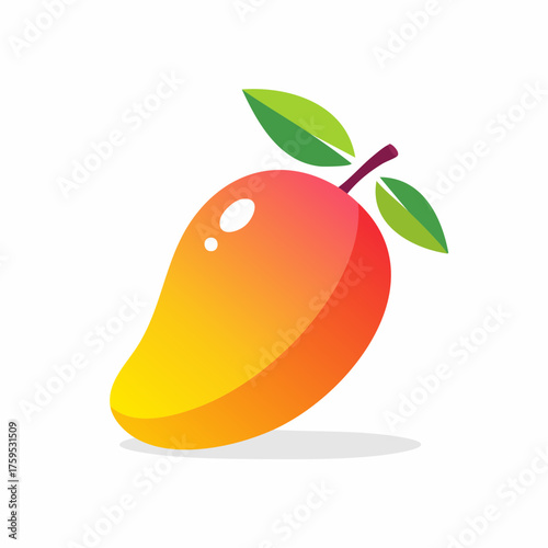 Icône vectorielle simple de fruit tropical