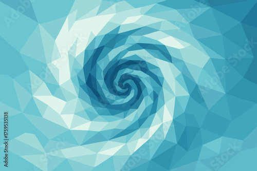 Cloud lighting faceted angular vector vortex polygonal abstract sky illustration geometric gradient