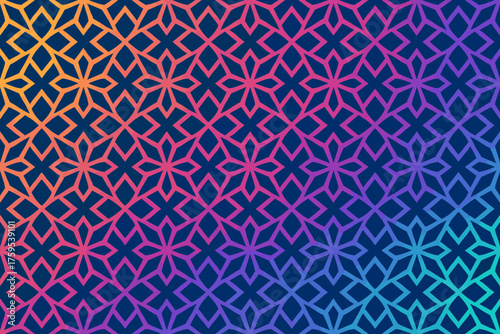 Cells design highlighting repeating vector illustration hues ornamental radiant lattice