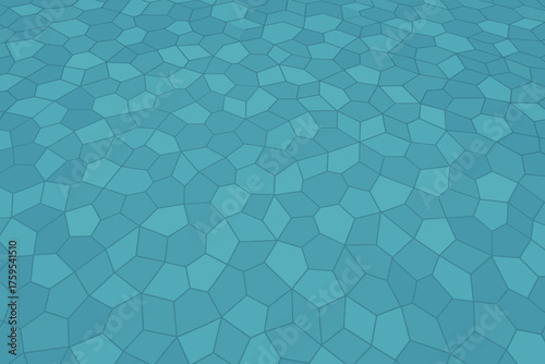 Quasicrystal infinity infinite pentagons hexagons into abstract illustration interlocking vector field tiling