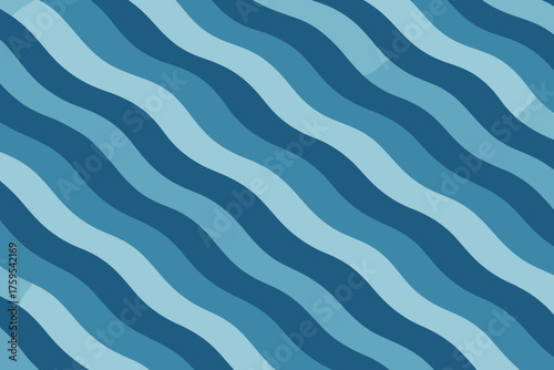 Smooth waves forming pattern soft diagonally curves vector surface abstract illustration wave