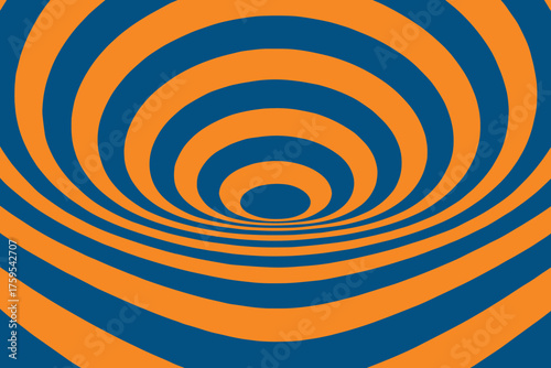 Ripple elliptical wave arcs layered waves geometry vector effect illustration forming across