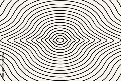 Wave geometric pattern waves vector expanding elliptical abstract illustration ripple background