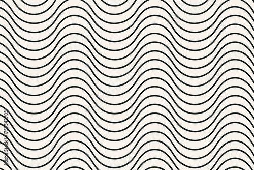 Wave minimal pattern texture illustration geometric elliptical vector seamless background aligned