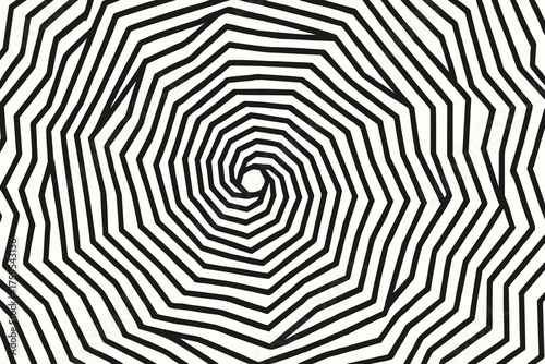 Illustration flow spinning canvas hexagonal rotation geometric seamless illusion entire across vector