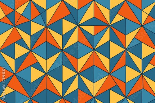 Angular vector infinite background seamless illustration structure tile tiles tessellation pyramid