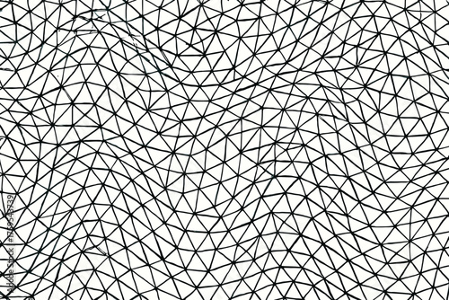 Forming tessellations illustration triangle entire seamless vector crystalline modular wave triangles canvas