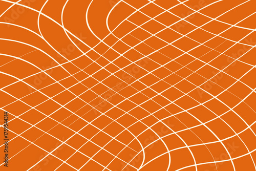 Stretched yet balanced grid orbital diagonal abstract vector flow across illustration smooth