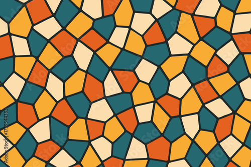 Pattern fragments tiled grains abstract vector geometric irregular grain illustration grid scattered