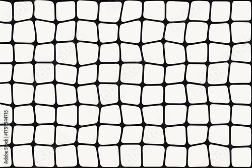 Grid to square form pattern illustration seamless vector texture distorted abstract geometric