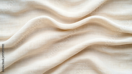 Wallpaper Mural Soft linen fabric texture in natural light creates cozy and inviting atmosphere Torontodigital.ca