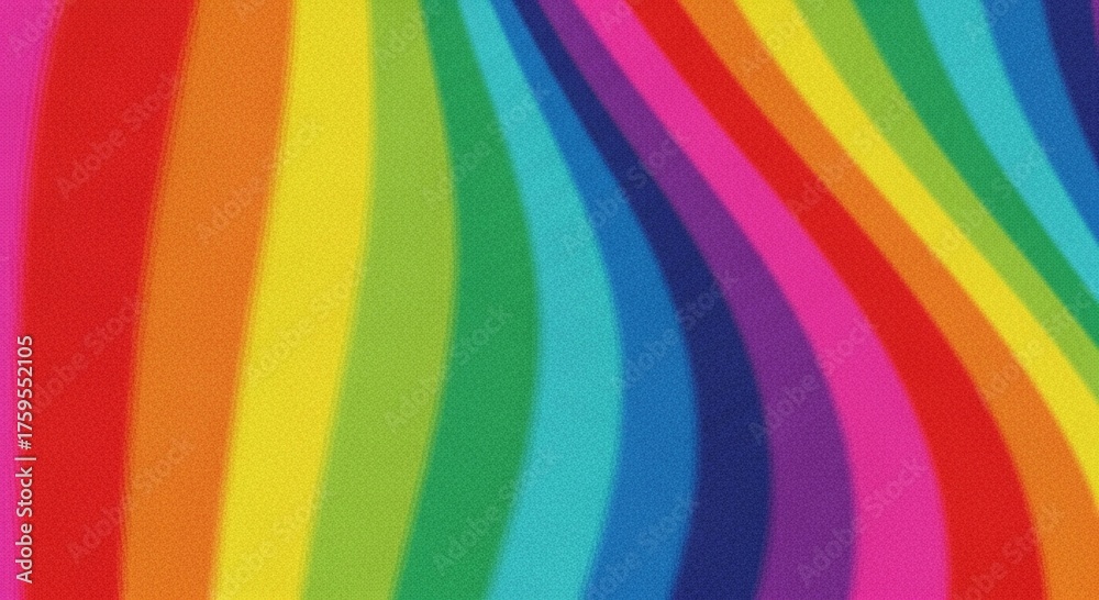 Obraz premium Vibrant rainbow spectrum background with colorful stripes, perfect for creative designs, artistic projects, and inspiring visuals