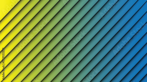 Abstract, colorful striped background with green and yellow lines and a subtle metallic texture for a vibrant design