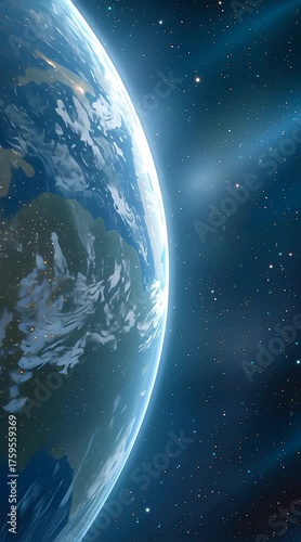 Planet Earth spewing plastic waste