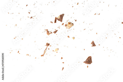 Foto Photo of chocolate stains scattered on the floor