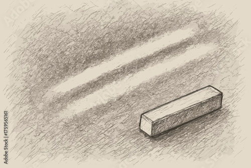 Borders illustration chalk vector shading background parallel streaks chalkline lines rough art