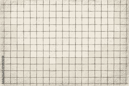 Hand pencil imperfectly illustration textured grid uneven skewed drawn vector strokes graph