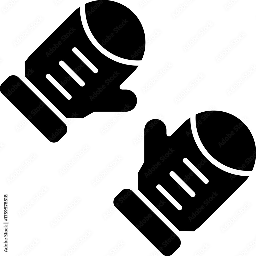 Obraz premium MittensIcon Vector Element