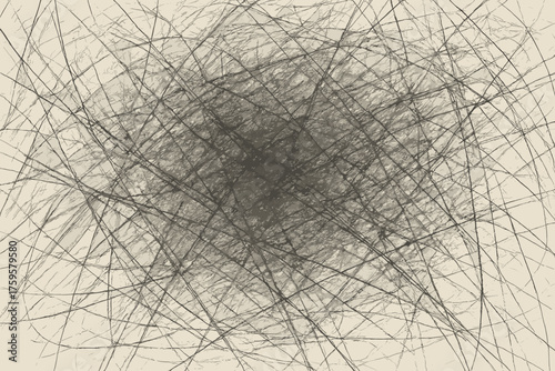 Visual abstract vector building scribble areas web illustration chaotic intersecting art weight