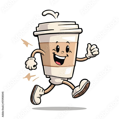 coffee cup cartoon