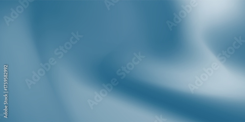 Aesthetic abstract blue background for product presentation with sunlight and blurred modern ilustrator