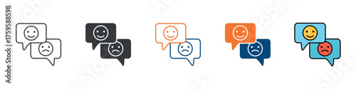 Feedback Icon Set Multiple Style Collection 
