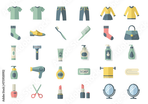 Clothing and Daily Essentials Icons