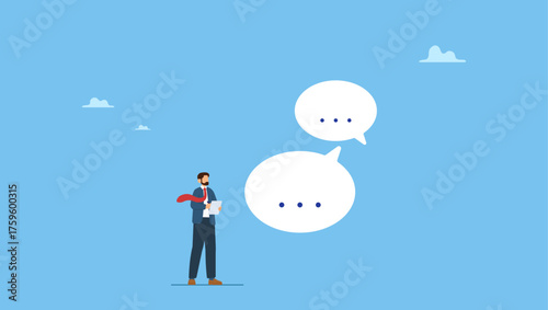 Confidence businessman taking note in the meeting while listen to others information. Note taking or minutes of meeting, conclusion or summary, education lecture or write important information.