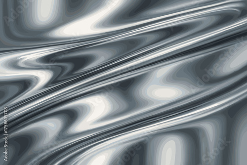 Smooth surrounding texture detailed reflections chrome illustration polished vector gradients