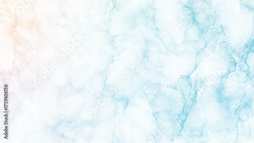  Acrylic pigment. Defocused liquid spreading on blue colorful chemical marble water on abstract creative background.