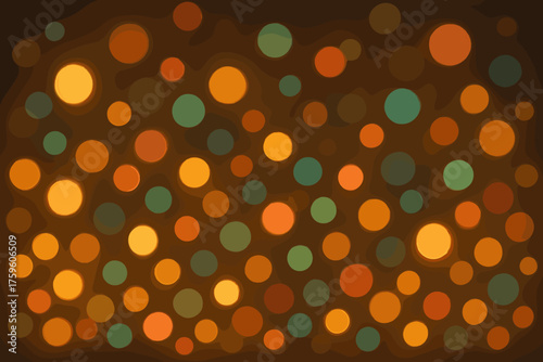 Festive glow softly scattered background illustration atmosphere vector illumination bokeh multicolored lights