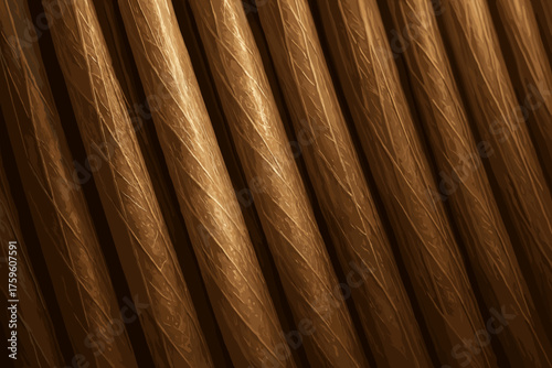 Vector hair magnified strands multiple magnification together illustration view reflective soft strand